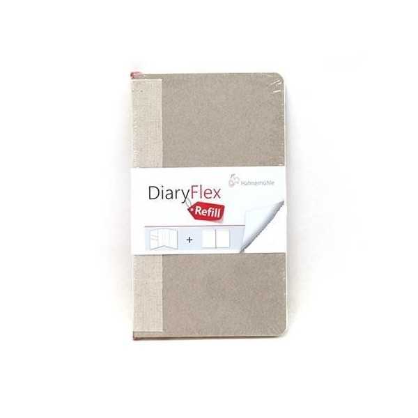 Recambio Hojas para DiaryFlex 10,5x18 100Gr. Blanca Liso