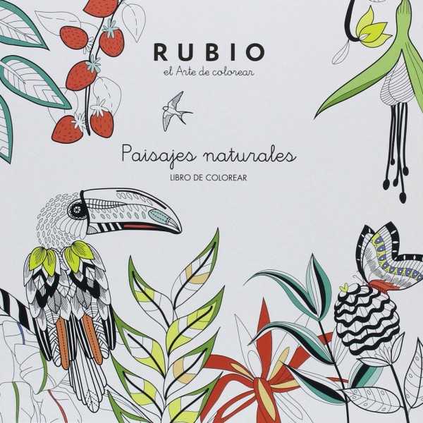 Libro para Colorear "Paisajes Naturales" Rubio
