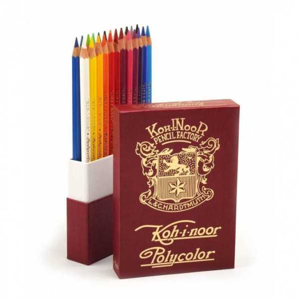 Caja de 24 Lápices de Color Polycolor Koh I Noor Retro