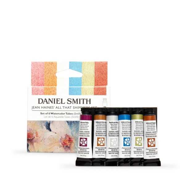 Set acuarela Jean Haines All That Shimmers Daniel Smith. 6 Tubos 5ml.