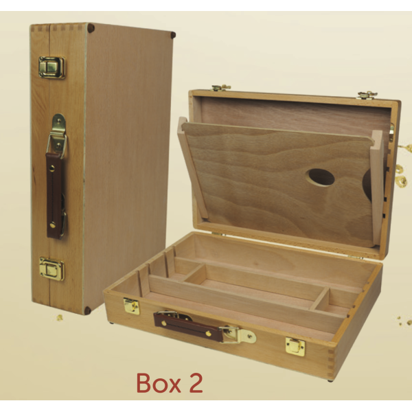 Caja Vacia de Madera de Haya Phoenix BOX1 32x24x7,5cm.