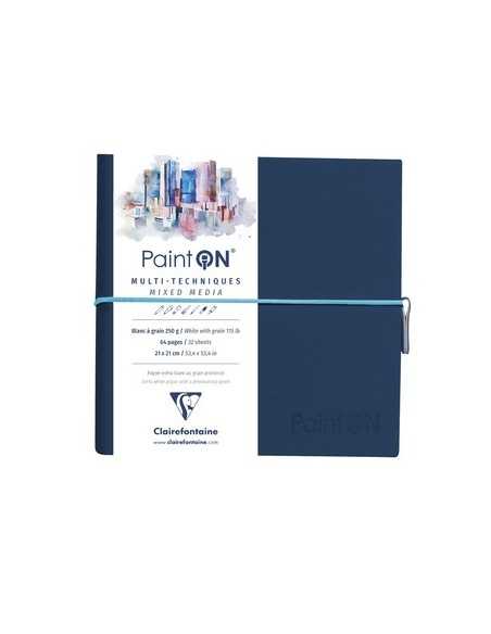 Bloc Cosido PaintOn 250gr 64 paginas A5 Blanco con Goma