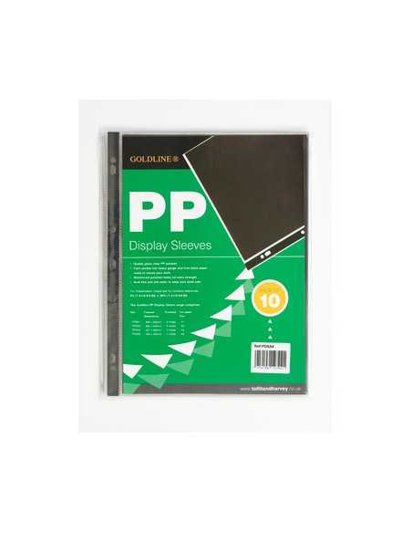 10 Fundas para Portfolio GOLDLINE CLAIREFONTAINE. A4