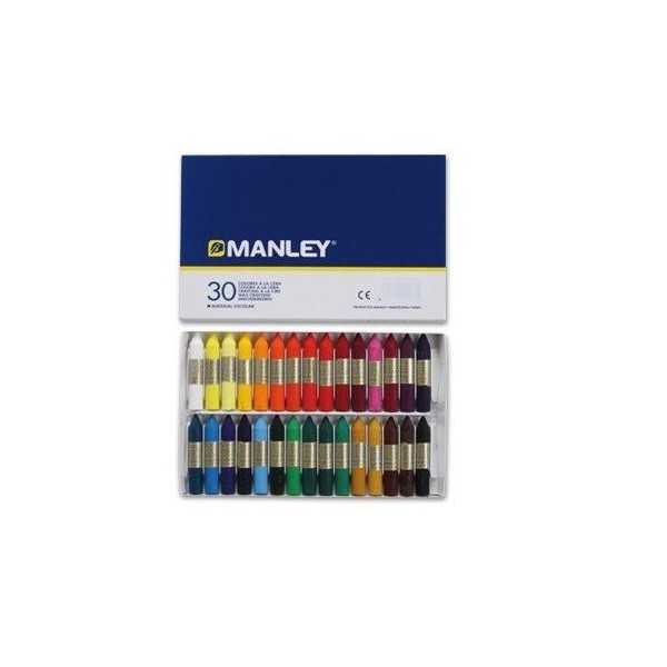 MANLEY Ceras caja 30 colores