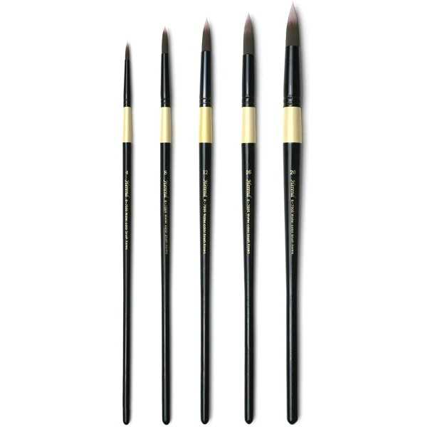HEREND Synthetic Brushes R-7500. Set 5 brushes