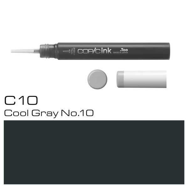 COPIC INK TYP 12ml. C10 COOL GRAY
