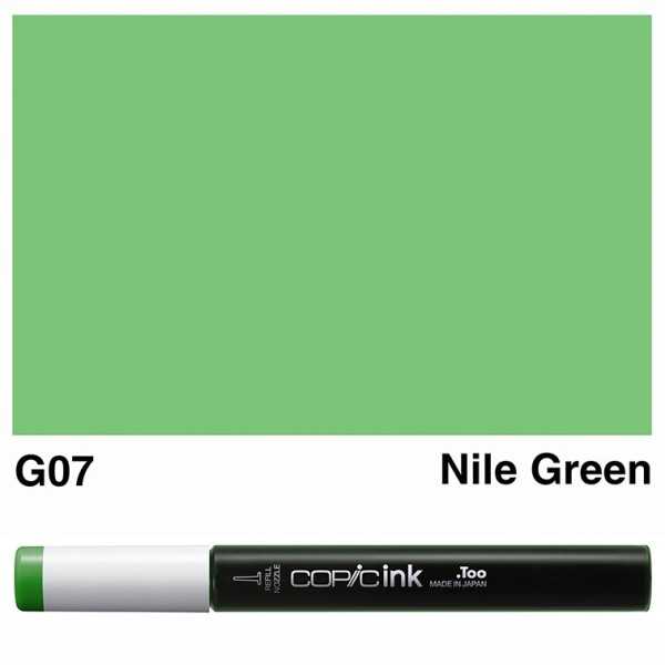 COPIC INK TYP 12ml. G07 NILE GREEN