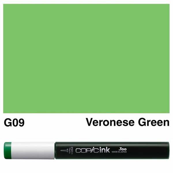 COPIC INK Typ 12ml. G09 VERONESE GREEN