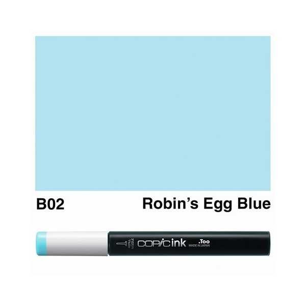 COPIC INK TYP 12ml. B02 ROBIN S EGG BLUE