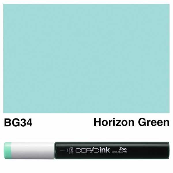 COPIC INK TYP 12ml. BG34 HORIZON GREEN