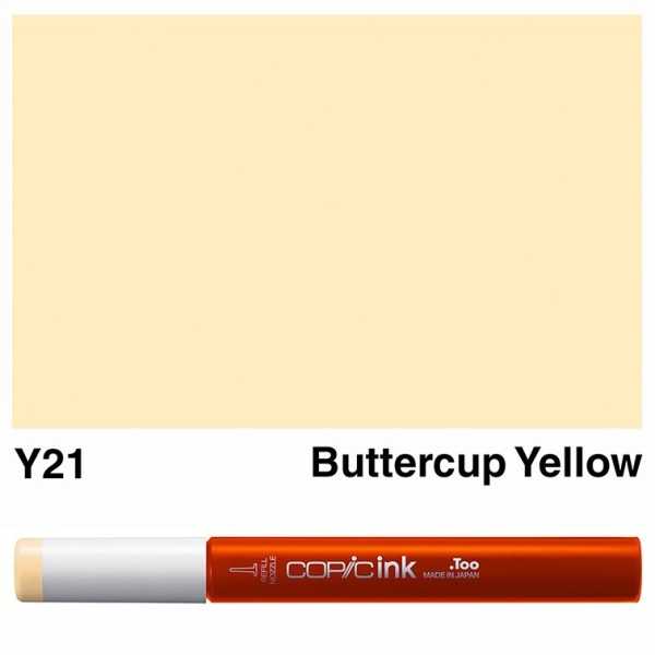 COPIC VARIOUS INK Y21 BUTTERCUP YELLOW