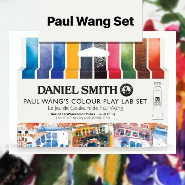 DANIEL SMITH Watercolour Set Paul Wang 10 Colours. 5ml.