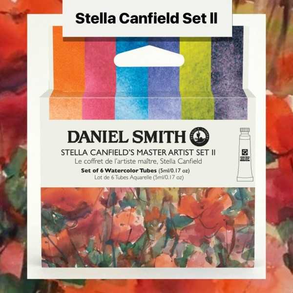 DANIEL SMITH Watercolour. Stella Canfield set 2. 6 colours. 5 ml.