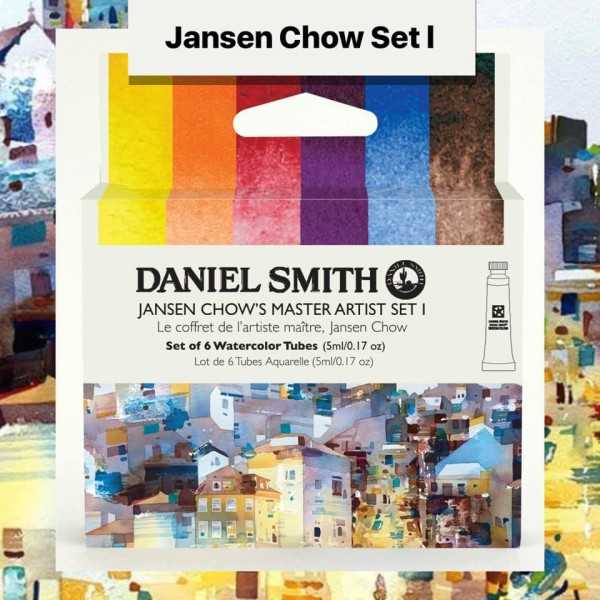 Set DANIEL SMITH. Jansen Chow set 1. 6 colores. 5 ml.