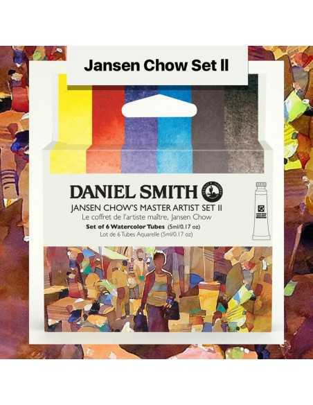 DANIEL SMITH Watercolour Jansen Chow set 2. 6 colours of 5 ml.
