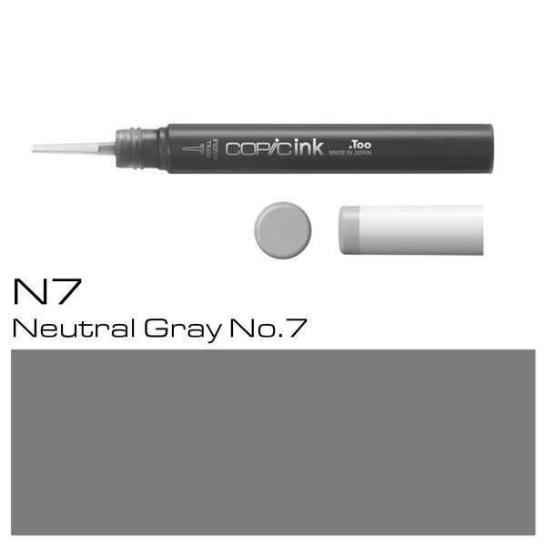COPIC INK TYP 12ml. N7 NEUTRAL GREY