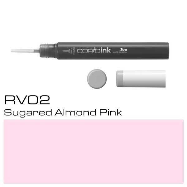 COPIC INK TYP 12ml. RV02 SUGARED ALMOND PINK