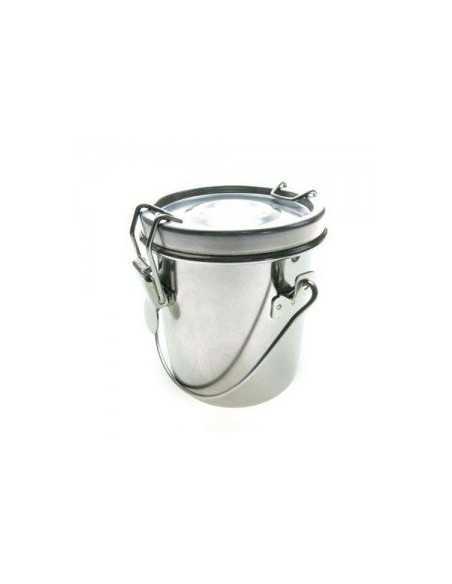 Lavapinceles de acero inox. con tapa hermético 8,5cm.