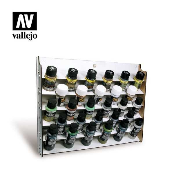 Expositor Vallejo.Pared. 28 frascos de 35/60ml.