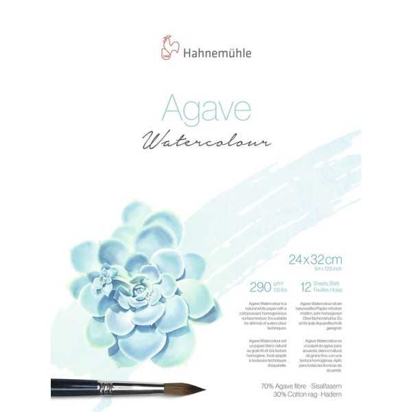 Bloc Hahnemuhle AGAVE Watercolor 290gr. 12 Hojas