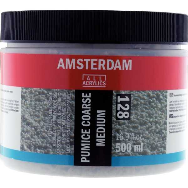 Medium Acrilico Amsterdam Piedra Pomez Gruesa 500ml