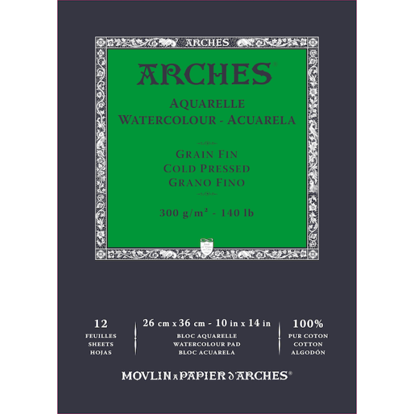 ARCHES AQUARELLE Paper 12Hjs