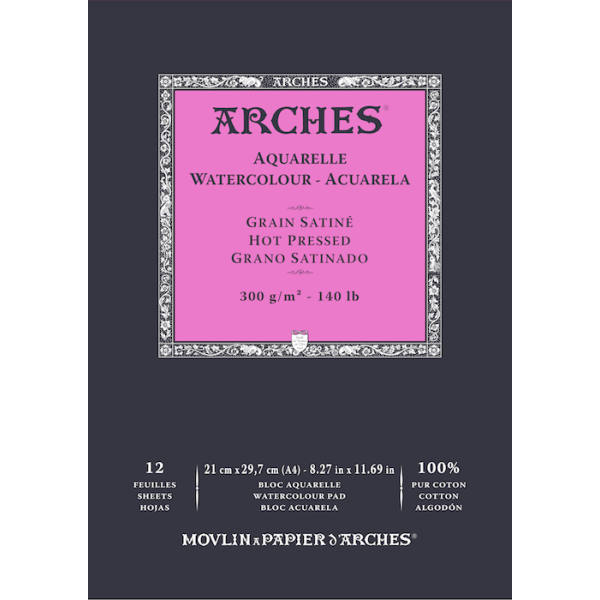ARCHES AQUARELLE Paper 12Hjs