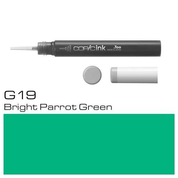COPIC INK TYP G19 Bright Parrot Green