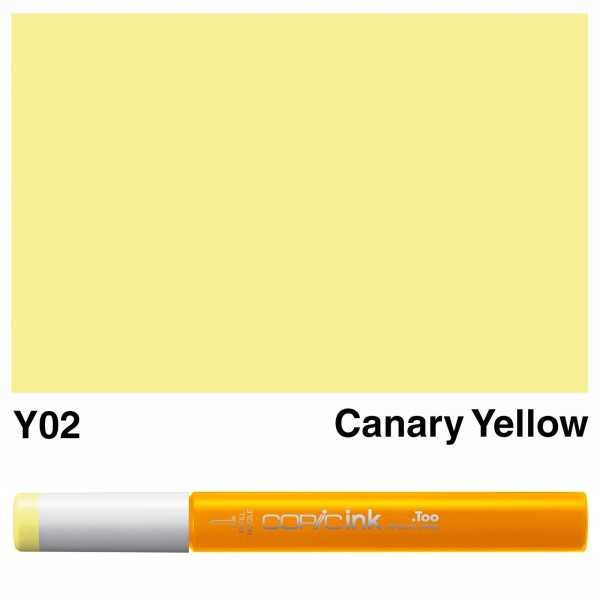 COPIC INK TYP 12ml. Y02 CANARY YELLOW