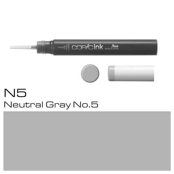COPIC INK TYP 12ml. N5 NEUTRAL GREY 5