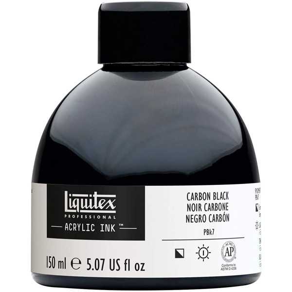 LIQUITEX Tinta acrílica Negro Carbón 150ml