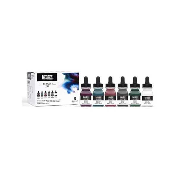 LIQUITEX Tinta acrílica Sets 6 COLORES MUTED COLLECTION