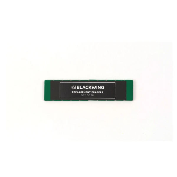 Blackwing Paquete de 10 gomas VERDE