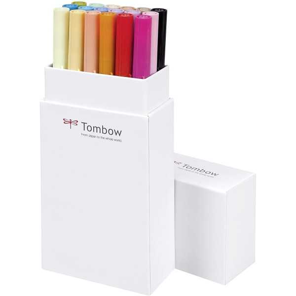 Set of 18 Tombow ABT Secondary Colours Pens