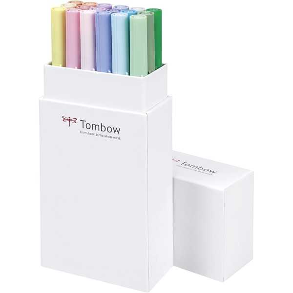 Rotuladores Tombow ABT 18 colores Pastel