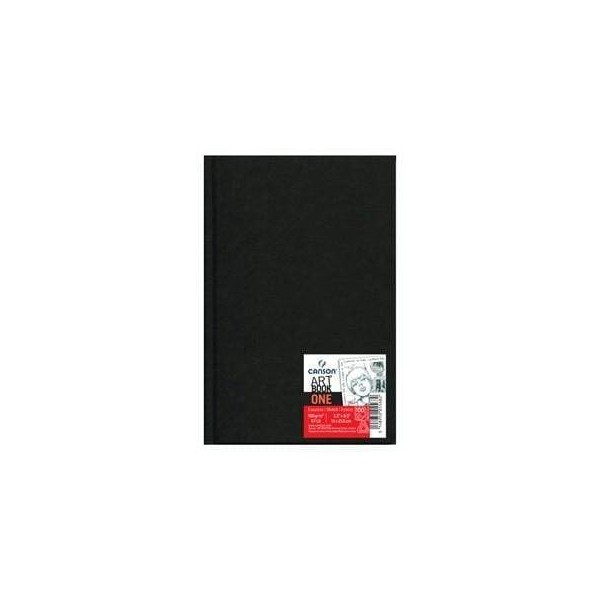 Cuaderno A4 hojas negras Goldline