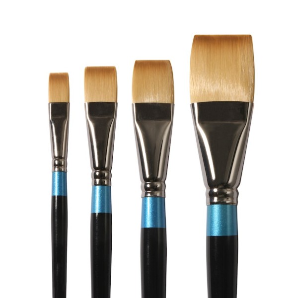 Aquafine Synthetic Short Flat Series 55 Brushes