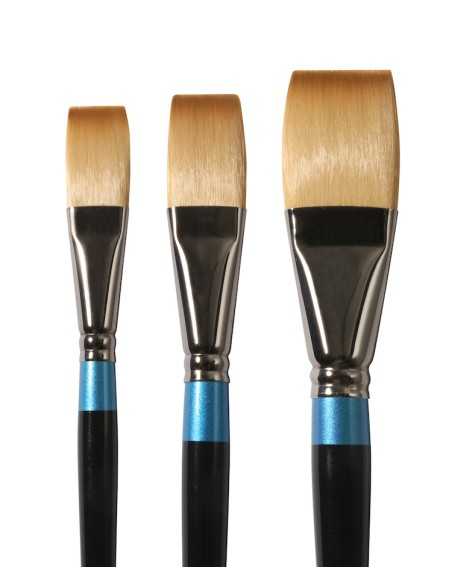 Aquafine Synthetic Long Flat Series 21 Brushes