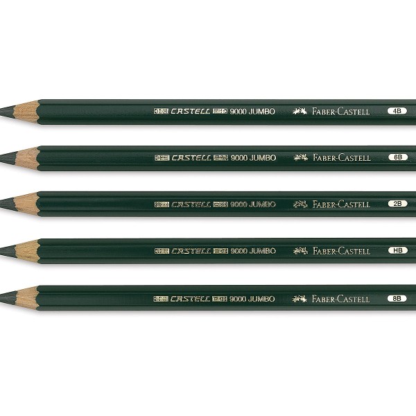 Graphite pencil Castell 9000 Jumbo
