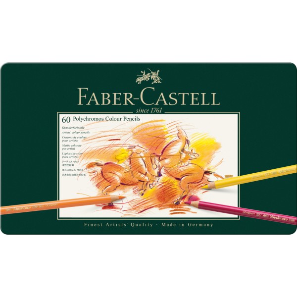 Box of 60 Faber Castell Polychromos Pencils