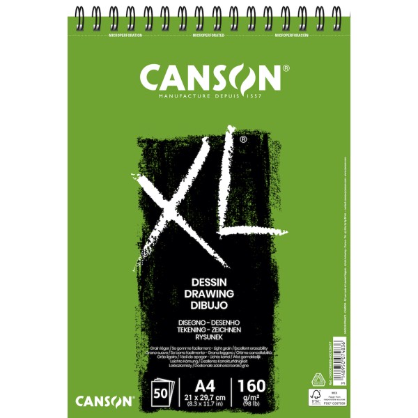 Bloc CANSON XL Dibujo 160 gr.