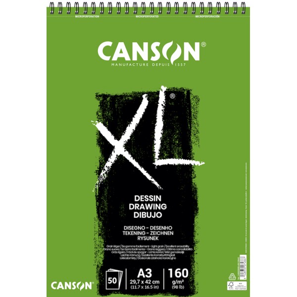 Bloc CANSON XL Dibujo 160 gr.