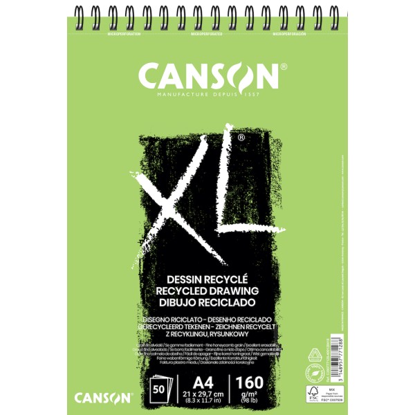 Bloc CANSON XL Reciclado 160 gr.