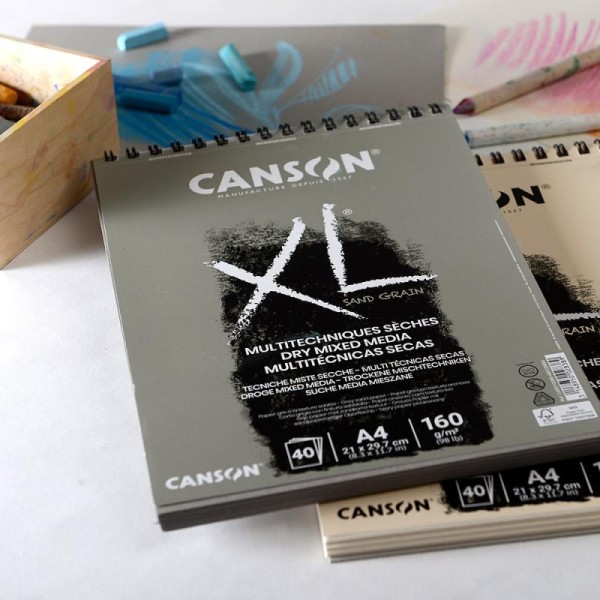 Canson XL Sand Grain Grey Notebook