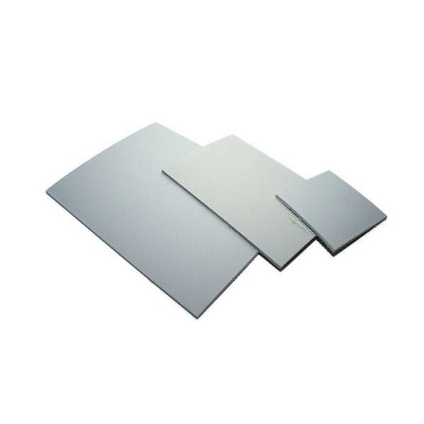 Grey Linoleum sheet without mesh 10x15cm.