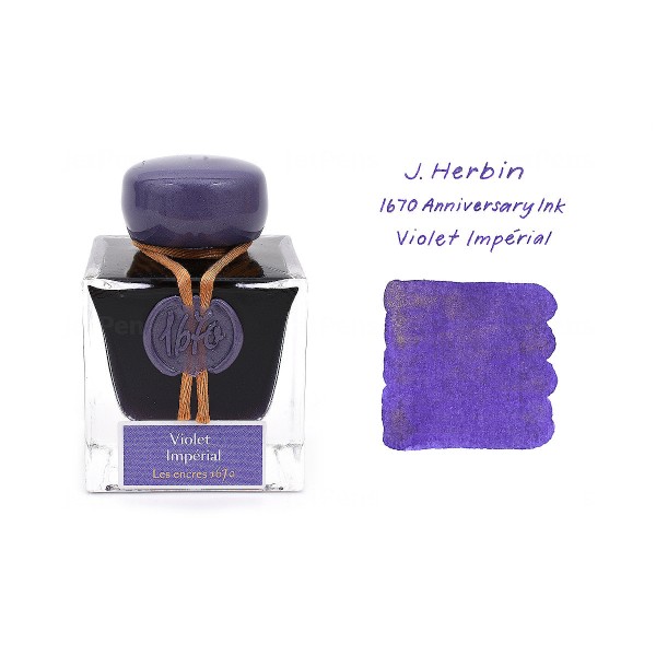 J. Herbin 1670 Ink Aniversary Edition 50ml. Violet Imperial