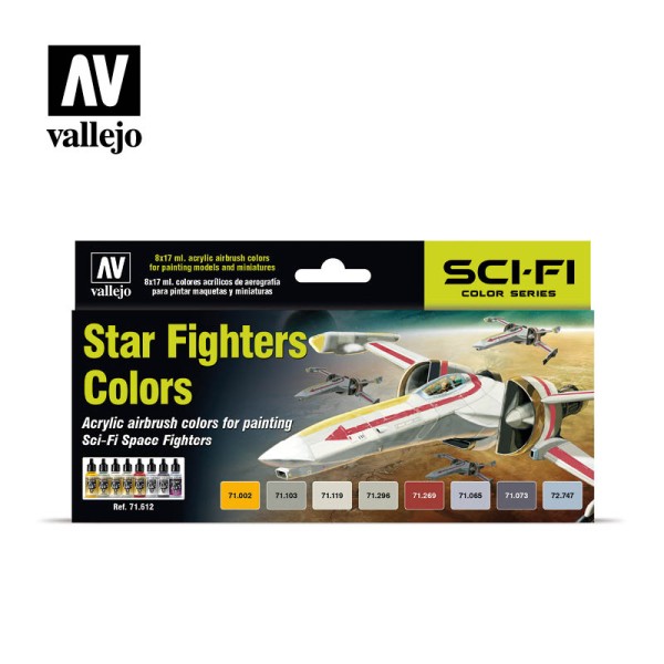 Vallejo Star Fighters Set. 8 Colours