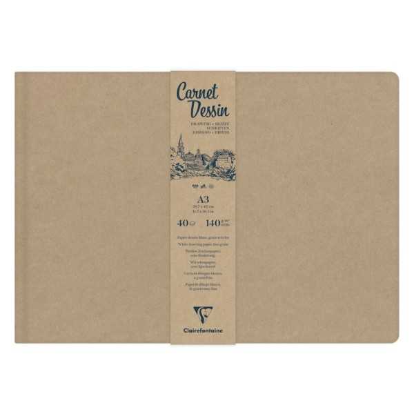 Clairefontaine Hard Cover Travel Notebook 40H 140gr.