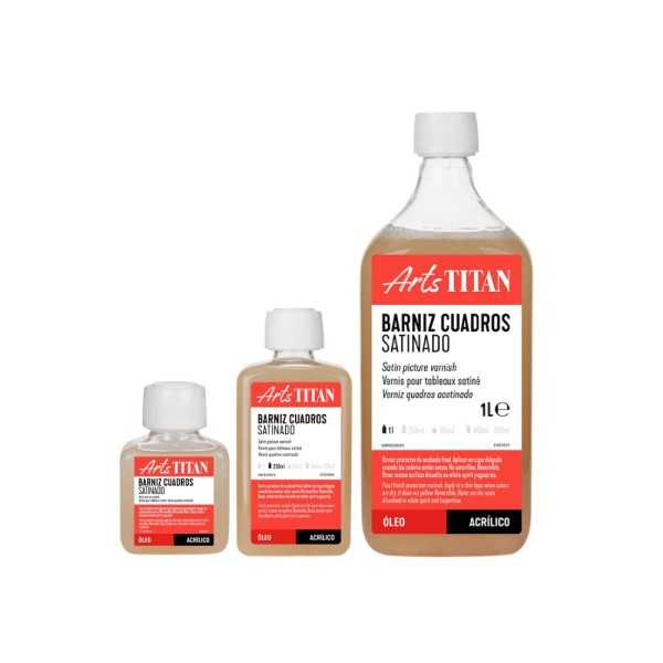 TITAN Arts Satin Varnish for Paintings