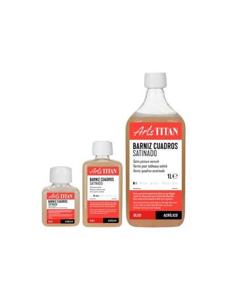 TITAN Arts Satin Varnish for Paintings